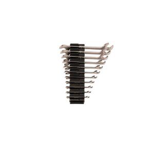 Angle Head Open End Wrench Set with Modular Organizers, 11-Piece (1/4-3/4 in.)